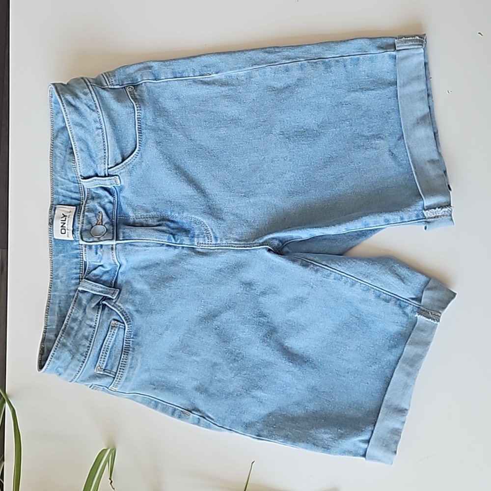 ONLY Jean Shorts Denim Bike Shorts stretchy fabric